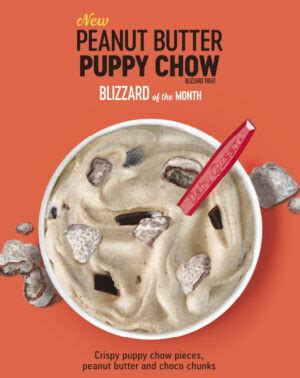 Dairy Queen Peanut Butter Puppy Chow Blizzard logo
