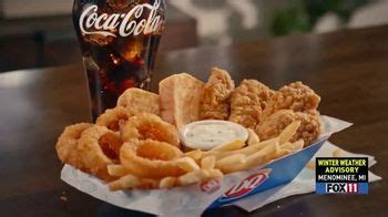 Dairy Queen TV commercial - Fries and Onion Rings in a Chicken Strip Basket
