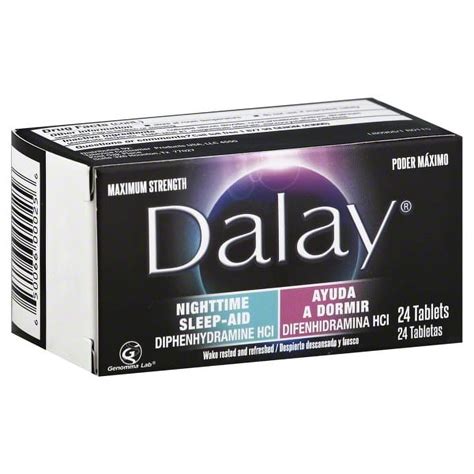 Dalay Nighttime Sleep-Aid Maximum Strength