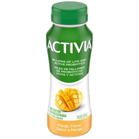 Dannon Activia Mango Probiotic Drink logo