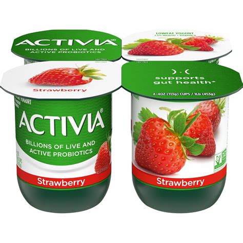 Dannon Activia Strawberry logo