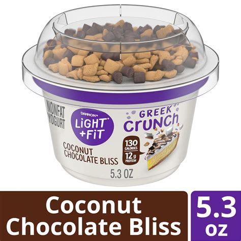 Dannon Light & Fit Greek Crunch Coconut Chocolate Bliss