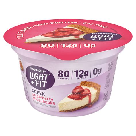 Dannon Light & Fit Greek Crunch Strawberry Cheesecake commercials