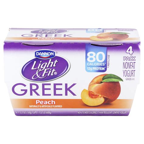 Dannon Light & Fit Greek Peach Mango commercials
