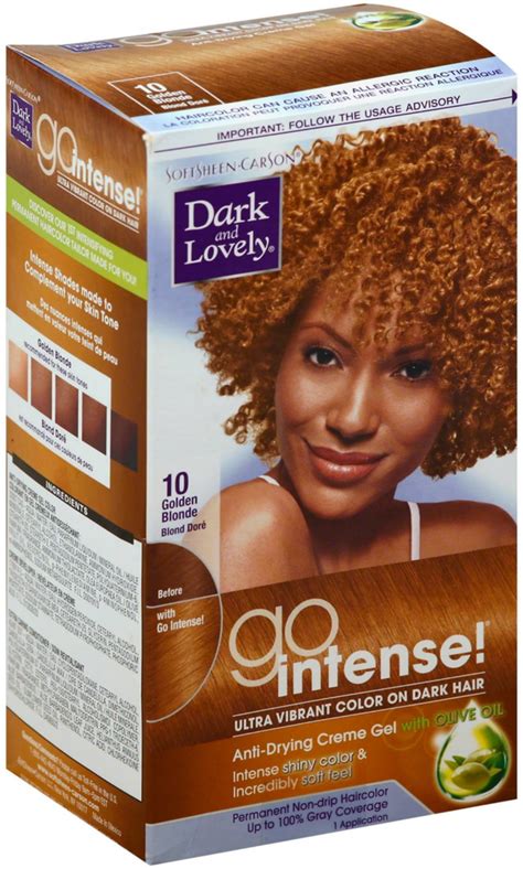 Dark and Lovely Go Intense! Permanent Non-Drip Hair Color logo