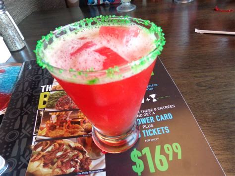 Dave and Buster's Strawberry Watermelon Margarita logo
