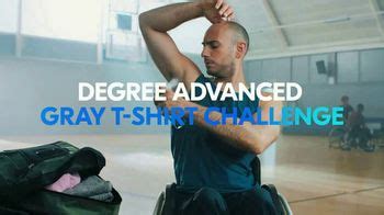 Degree Advanced TV Spot, 'T-Shirt Challenge: Joel' created for Degree Deodorants
