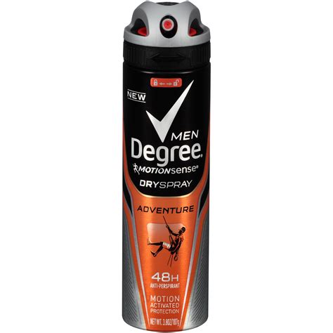 Degree Deodorants Men Dry Spray Adventure commercials