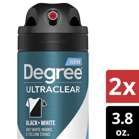 Degree Deodorants Men Ultraclear Black + White MotionSense Antiperspirant Dry Spray logo