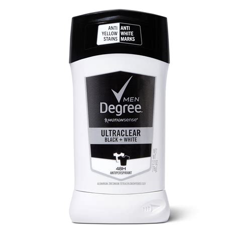 Degree Deodorants Men Ultraclear Black + White MotionSense Antiperspirant Stick logo