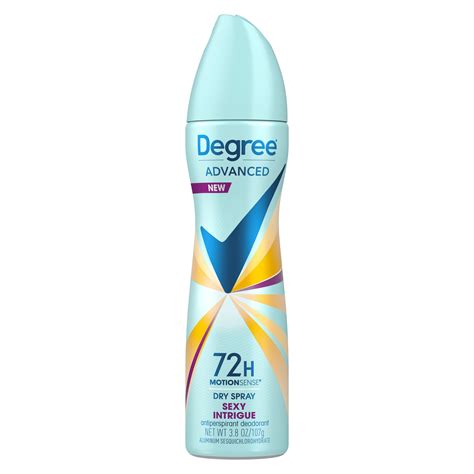 Degree Deodorants Sexy Intrigue Dry Spray Antiperspirant Deodorant commercials