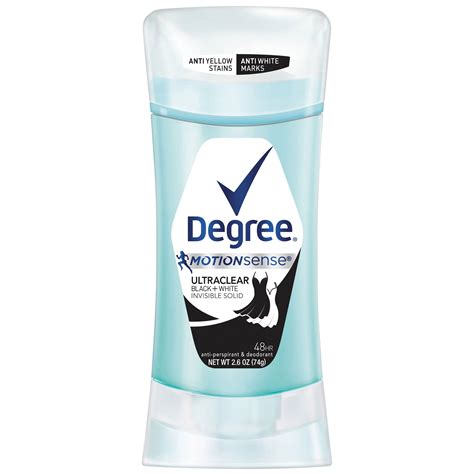 Degree Deodorants Women Ultraclear Black + White MotionSense Antiperspirant Dry Spray logo