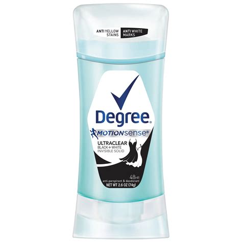 Degree Deodorants Women Ultraclear Black + White MotionSense Antiperspirant Stick logo