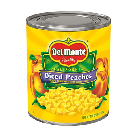 Del Monte Diced Peachers logo