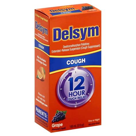 Delsym 12-Hour Cough Relief Grape commercials