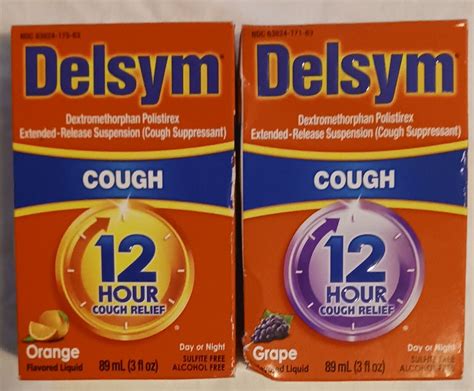 Delsym 12-Hour Cough Relief Grape