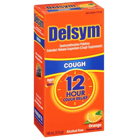 Delsym 12-Hour Cough Relief Orange logo