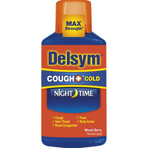 Delsym Night Time Cough and Cold commercials