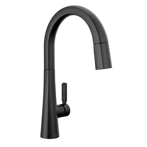 Delta Faucet Monrovia Single Handle Pull-Down Kitchen Faucet logo