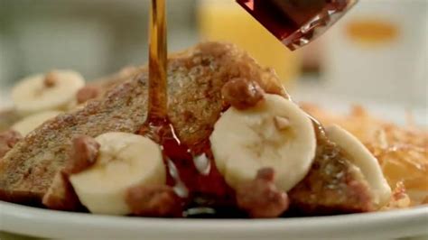 Dennys Banana Bread French Toast Slam TV commercial - Perfect Match