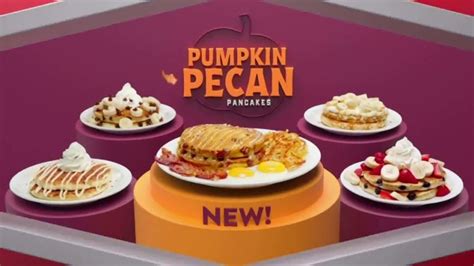 Dennys Pumpkin Pecan Pancake Breakfast TV commercial - Feels Like Fall
