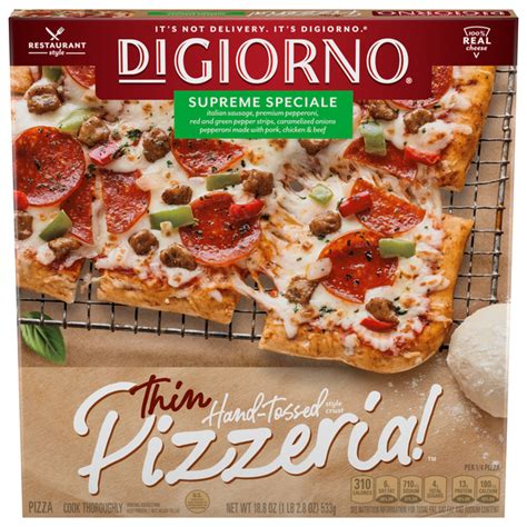DiGiorno Pizzeria Supreme Speciale Pizza commercials