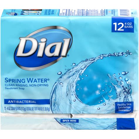 Dial Spring Water Antibacterial Bar Soap