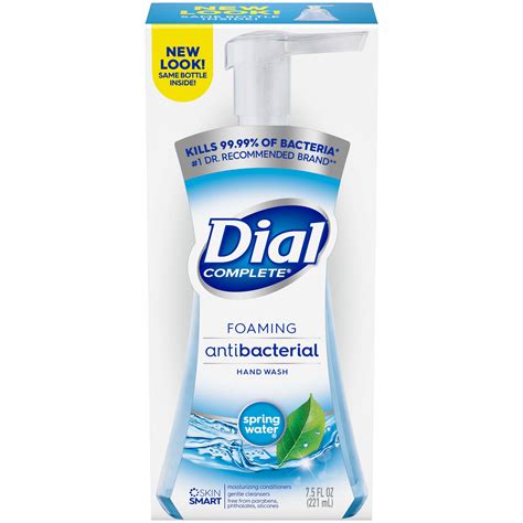 Dial Spring Water Antibacterial Foaming Hand Wash logo