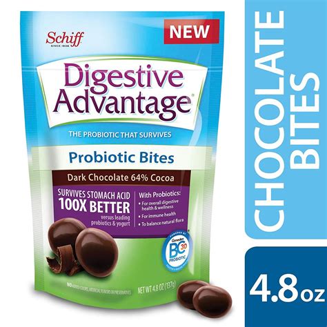 Digestive Advantage Probiotic Bites: Dark Chocolate