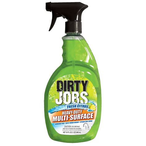 Dirty Jobs Cleaning Products commercials