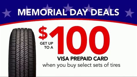 Discount Tire VISA Prepaid Card commercials