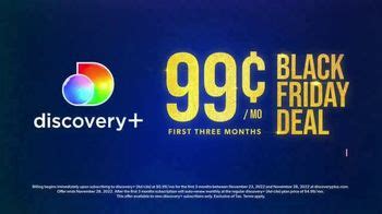 Discovery+ Black Friday Deal TV commercial - 99 Cents per Month: Something for Everyone