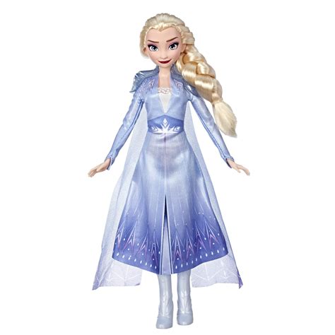 Disney Frozen (Hasbro) Frozen 2 Elsa Fashion Doll with Long Blonde Hair & Blue Outfit