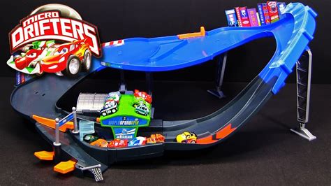 Disney Pixar Cars (Mattel) Micro Drifters Design and Drift Speedway logo