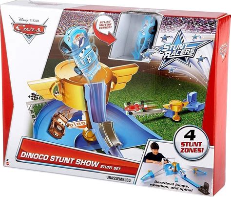 Disney Pixar Cars (Mattel) Stunt Racers Dinoco Stunt Show logo