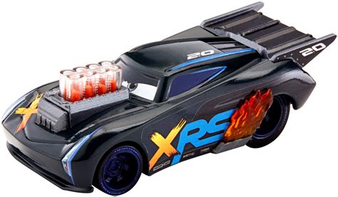 Disney Pixar Cars (Mattel) XRS Drag Racing Jackson Storm logo