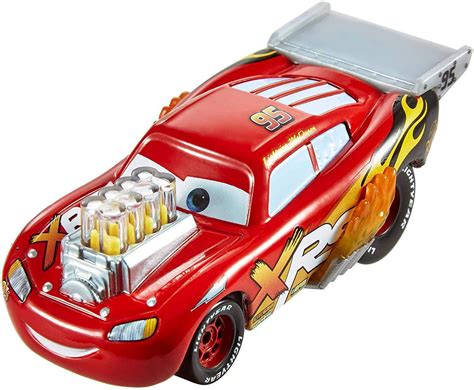 Disney Pixar Cars (Mattel) XRS Drag Racing Lightning McQueen logo