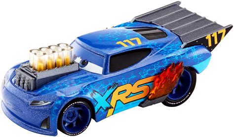 Disney Pixar Cars (Mattel) XRS Drag Racing Lil' Torquey Ralph Carlow logo