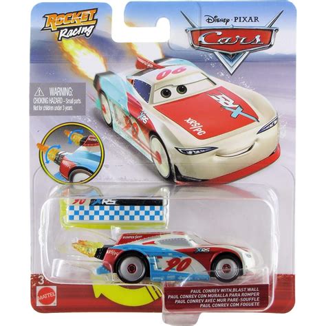 Disney Pixar Cars (Mattel) XRS Rocket Racing Paul Conrev commercials