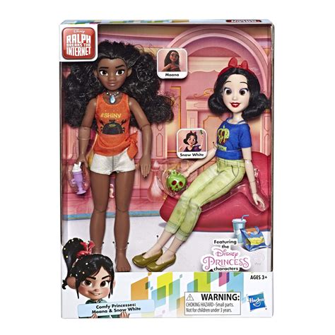Disney Princess (Hasbro) Ralph Breaks the Internet Movie Dolls, Moana and Snow White