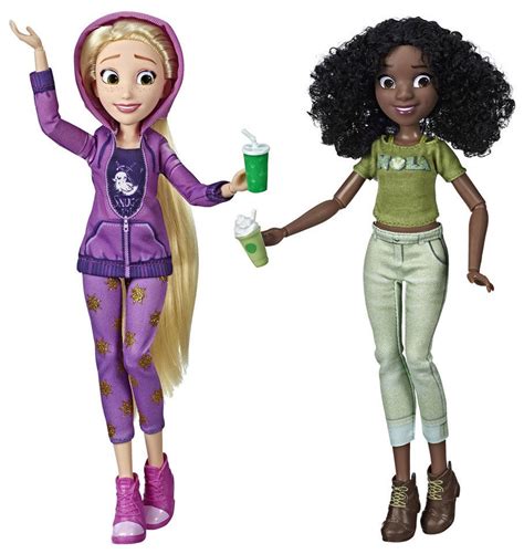 Disney Princess (Hasbro) Ralph Breaks the Internet Movie Dolls, Rapunzel and Tiana