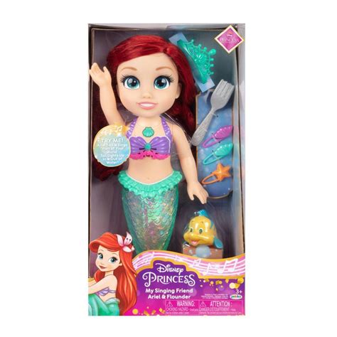 Disney Princess (Jakks Pacific) My Singing Friend Ariel & Flounder Doll logo