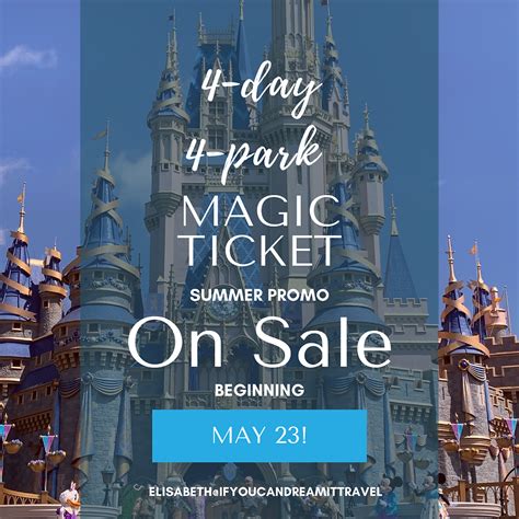 Disney World 4-Park Magic Ticket commercials