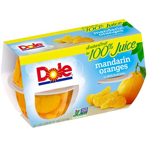 Dole Mandarin Orange Fruit Bowls logo