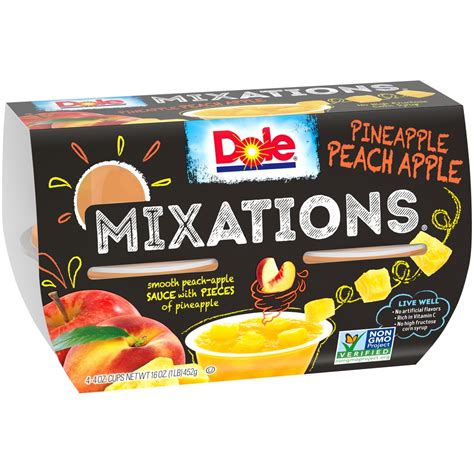 Dole Mixations - Pineapple Peach Apple logo