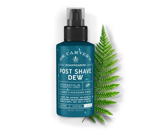 Dollar Shave Club Dr. Carver’s Disappearing Post Shave Dew logo