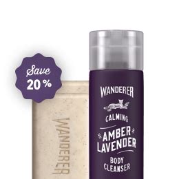 Dollar Shave Club Wanderer Calming Amber & Lavender Body Cleanser logo