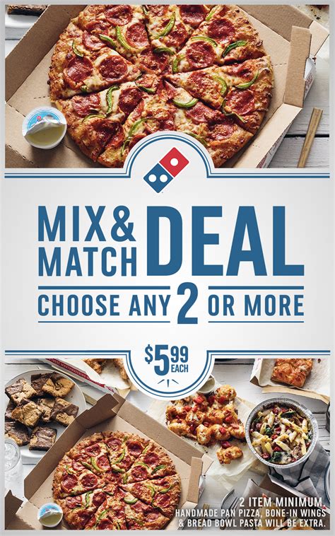 Domino's Mix & Match Deal commercials