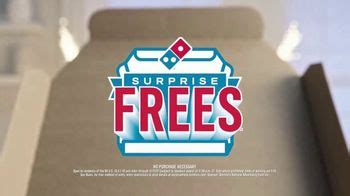 Dominos TV commercial - Surprise Frees Not Fees