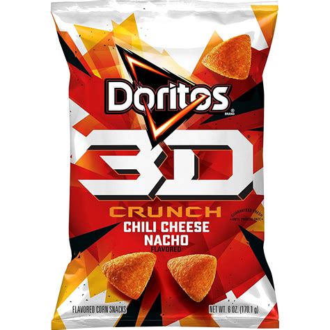 Doritos 3D Crunch Chili Cheese Nacho logo